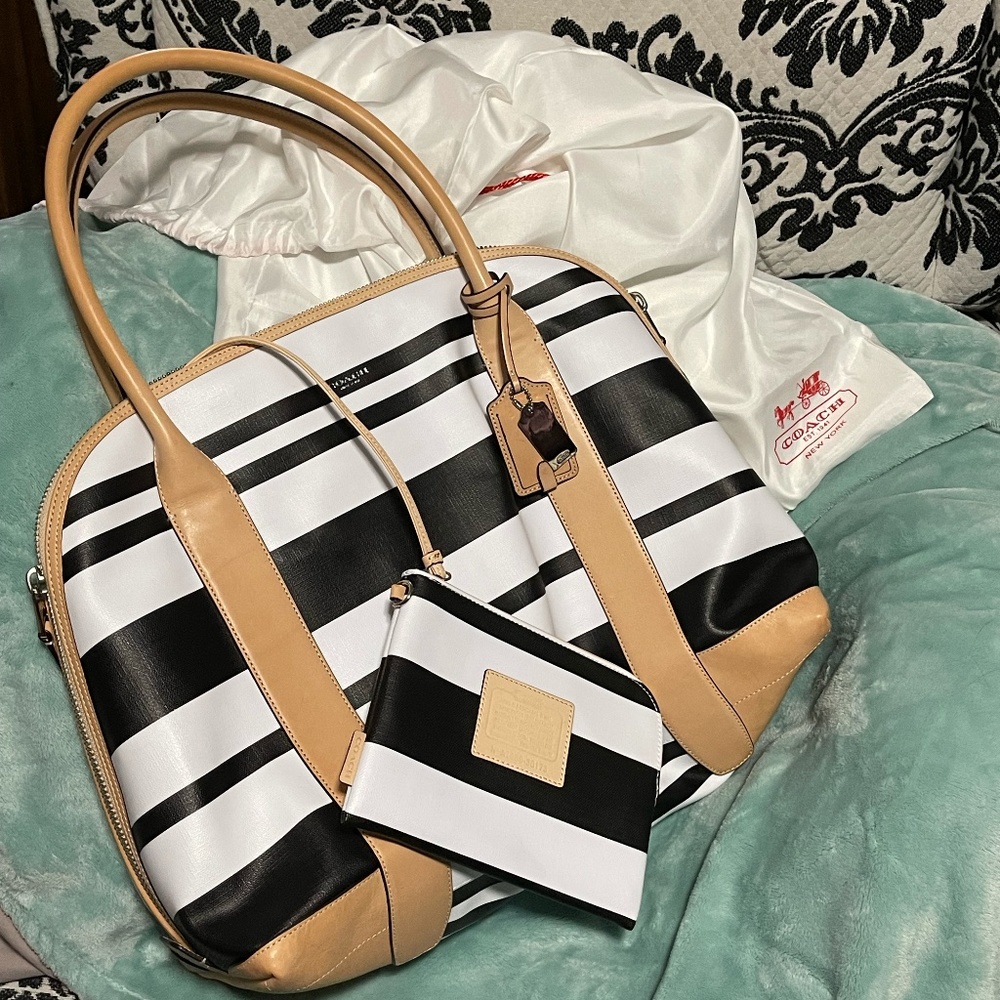 NEW Coach Bleeker Preston Satchel with Dust Bag